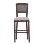 -CAMILLE BAR STOOL (FRENCH LINEN)