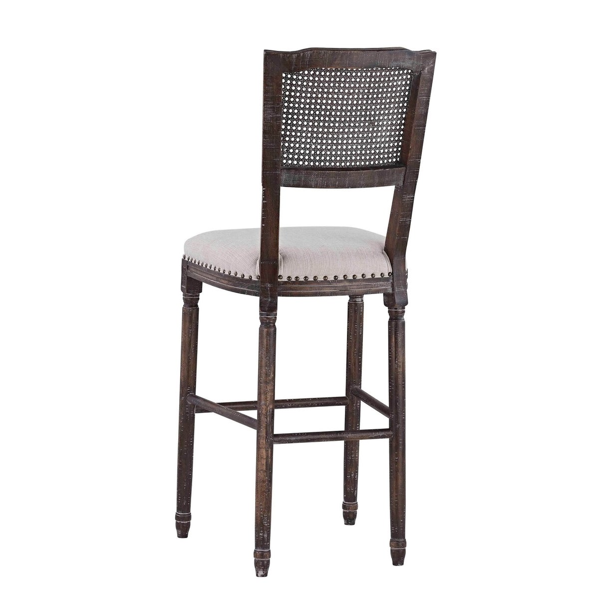 -CAMILLE BAR STOOL (FRENCH LINEN)