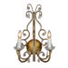 *FITZJOHN BEADED CRYSTAL SCONCE