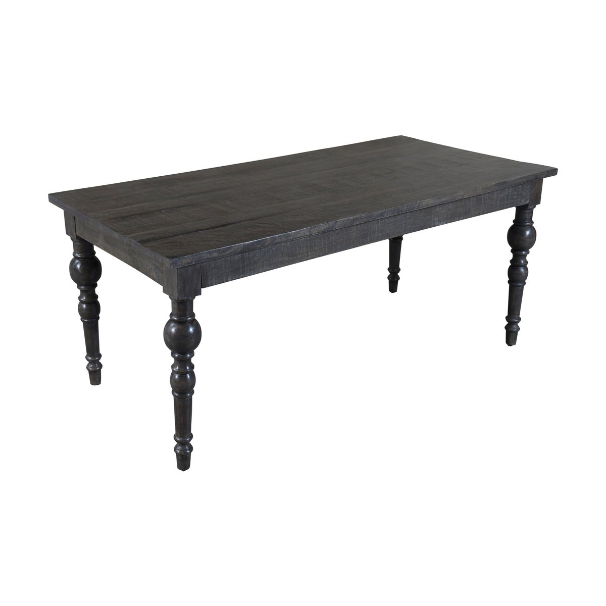 -RECTANGLE TABLE-BROWN WASH