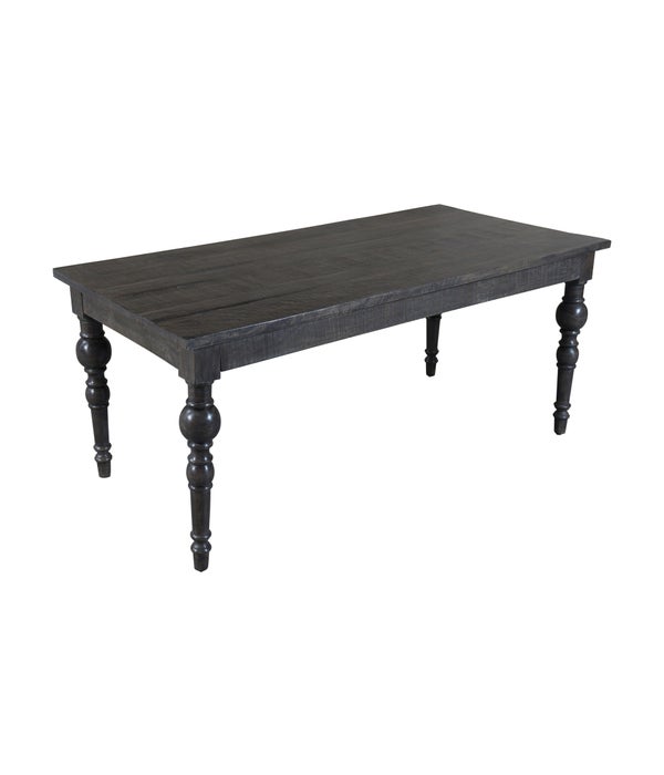 -RECTANGLE TABLE-BROWN WASH