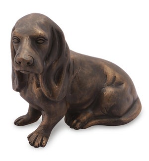 Hound Puppy Sculpture