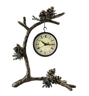 Pinecone and Branch Clock