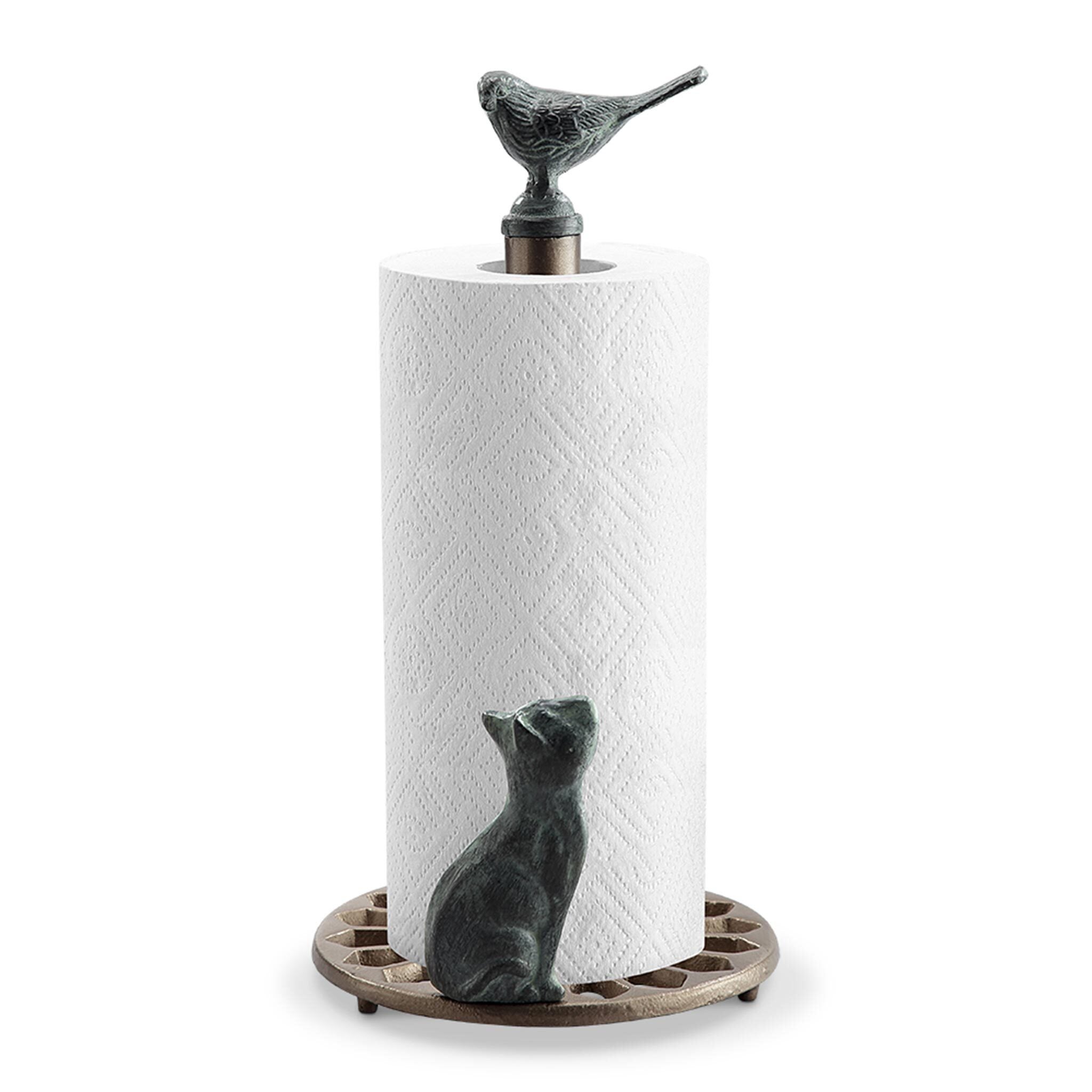 Buy Wholesale QI004389 Decorative Wood Paper Towel Holder with Stand for  Kitchen, Dining Room, and Office