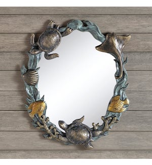 Turtles and Sealife Wall Mirror