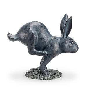 Jumping Rabbit Garden Sculpture