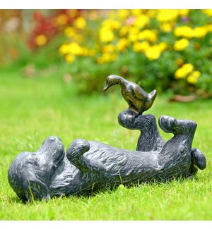 Puppy Play Garden Sculpture
