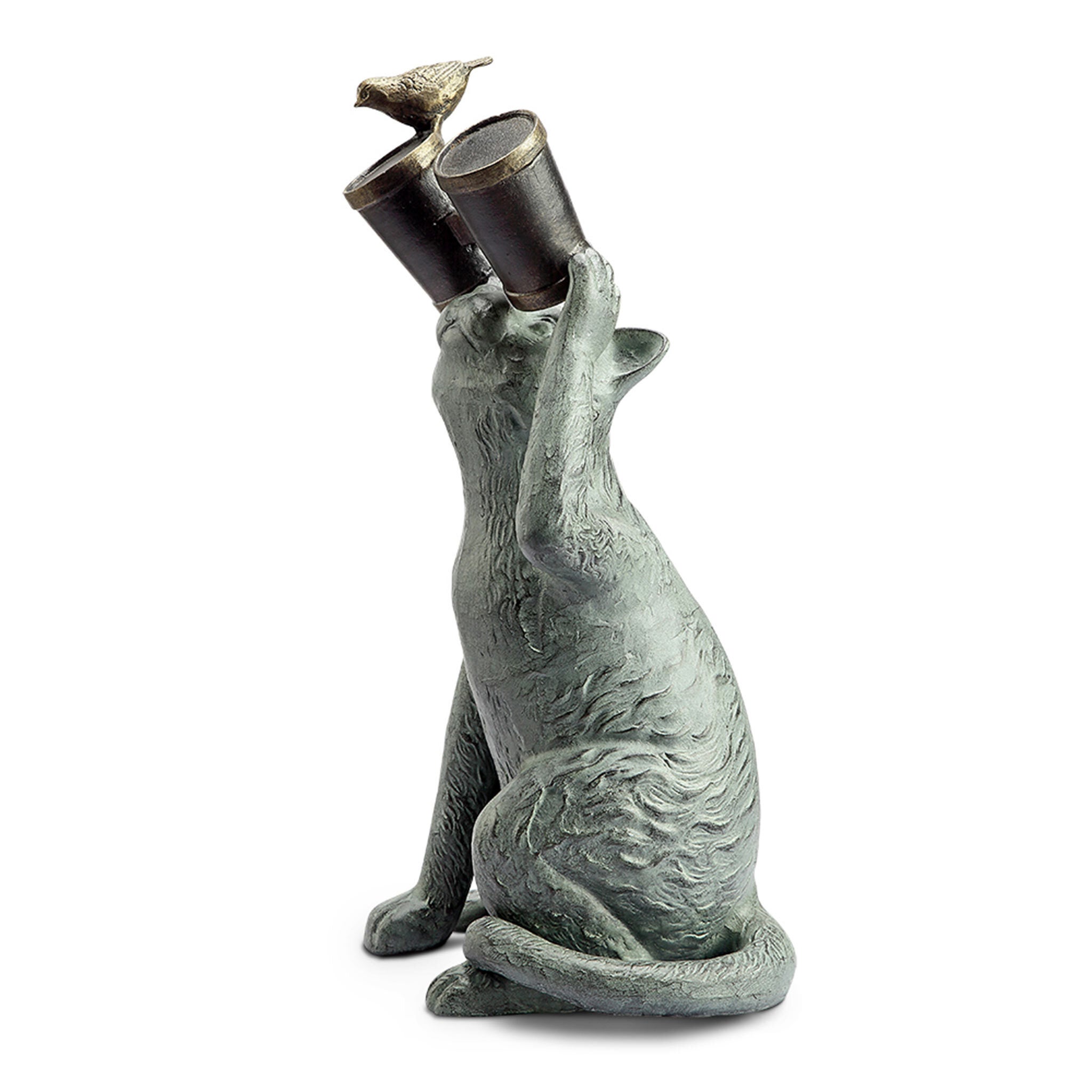 Observant Cat Garden Sculpture - cat | SPI Home