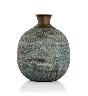 Round Tribal Vase