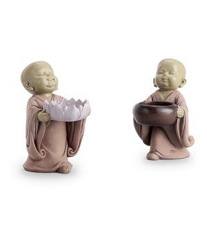 Buddhist Monk Ring Holders S/2