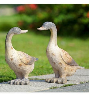 Darling Duck Pair Garden Sculpture