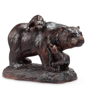 Playtime Garden Sculpture - Bear and Cubs
