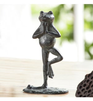 Standing Yoga Frog Shelf Décor