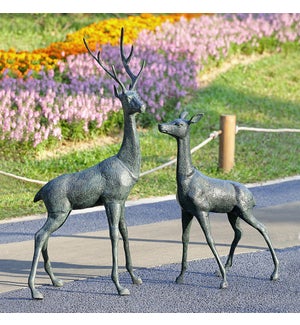 Woodland Watchers Garden Sculptures Pair