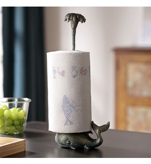 Spouting Whale Paper Towel Holder