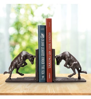 Fighting Bull Bookends