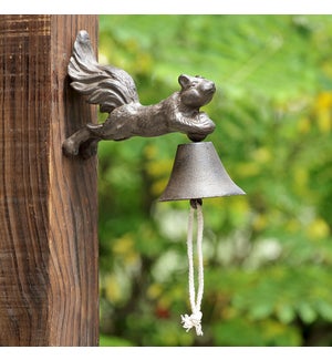 Scampering Squirrel Garden Bell
