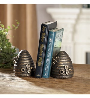 Honeycomb & Bees Bookends Pair