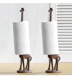 Giraffe Paper Towel Holders Pack of 2