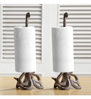 Octopus Paper Towel Holders Pack of 2