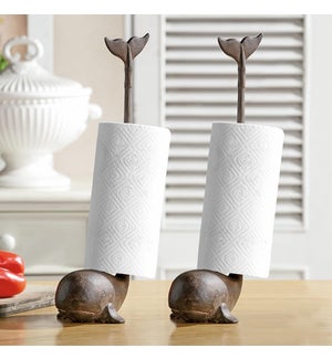 Whale Paper Towel Holders Pack of 2