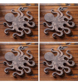 Octopus Trivets Pack of 4