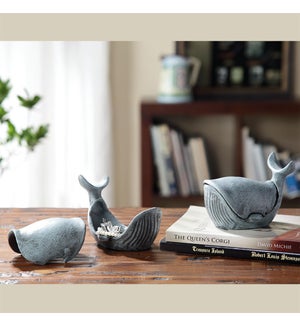 Whale Jewelry Boxes Pack of 2