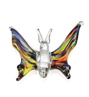 Art Glass Rainbow Butterfly