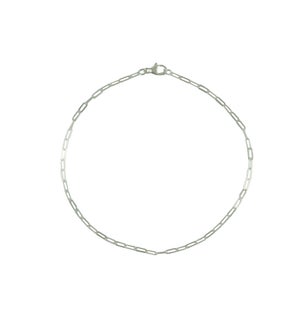 ANK SS CABLE LONG LINK ANKLET