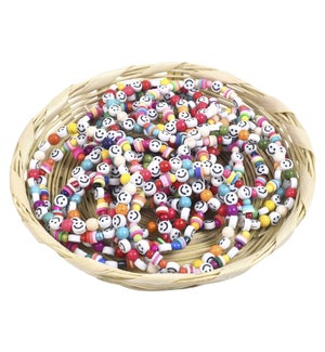 24PC SMILEY FACE BR IN BASKET