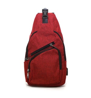 Anti Theft Day Pack Large Red