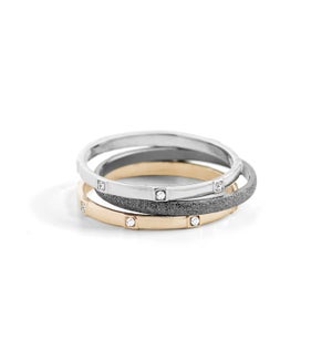 Ciao Ciao! Ring Stacks - Giovanni - Mixed Metals - 6