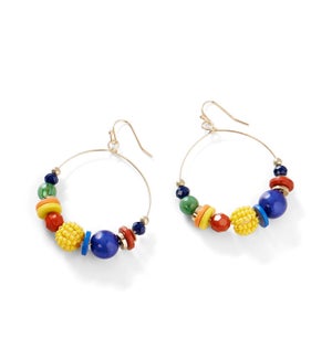 Coco + Carmen Ada James Hoop Earrings - Multicolored