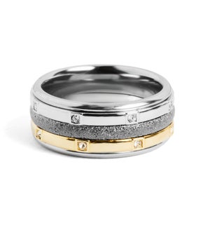 Ciao Ciao Fusion Ring - Giovanni - Gold and Silver - 8