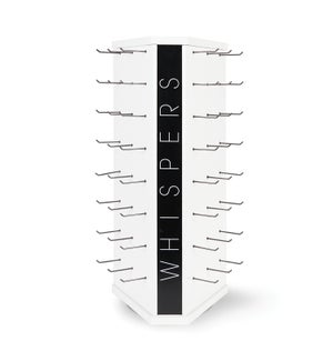 Whispers 4-Sided Rotating Display - White