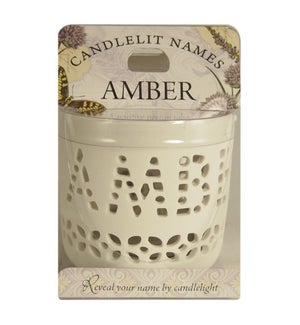 Candlelit Names - Amber