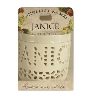 Candlelit Names - Janice