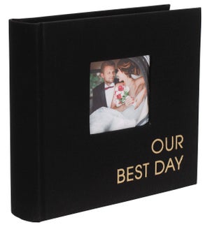 1-Up Our Best Day Black Fabric Bkbd