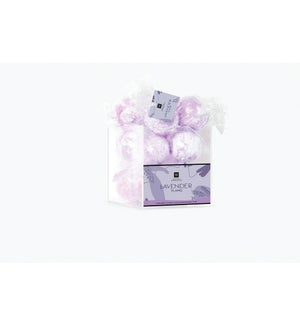 Bath Bomb Acrylic Box - Filled - Lavender