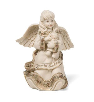 AS - Special Godchild Angel - 4.5" Angel with Doll