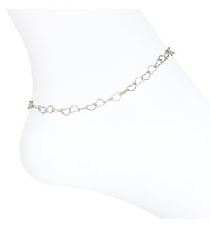 Anklet-Delicate Hearts