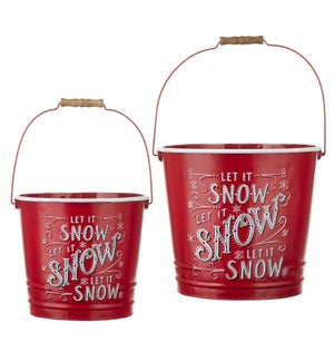 *DC* 14 Let It Snow Handled Buckets