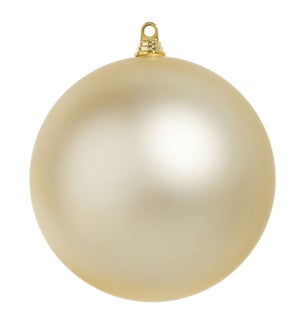 *DC* 10 Matte Champagne Ball Ornament