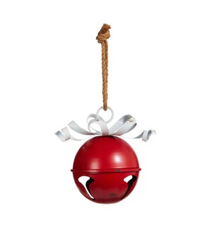 *DC* 13.75 Red Distressed Jingle Bell Ornament