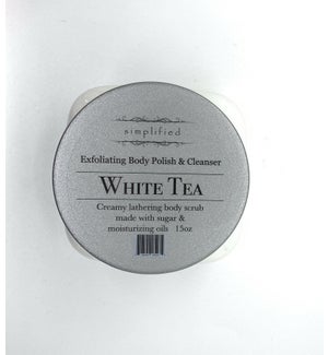 15 oz body polish - white tea