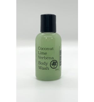 2oz body wash - coconut lime verbena
