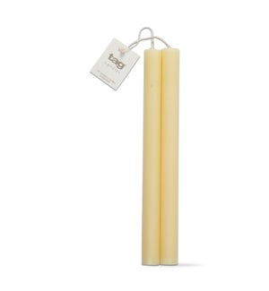 10" STRAIGHT CANDLES SET/2 IVORY