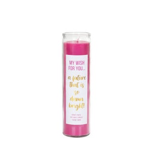 A Future That's Bright My Wish Candle