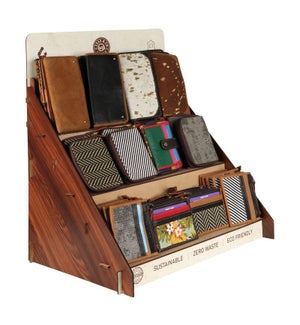 Best Selling Wallets Display with 3 Tier - $900 Retail Value