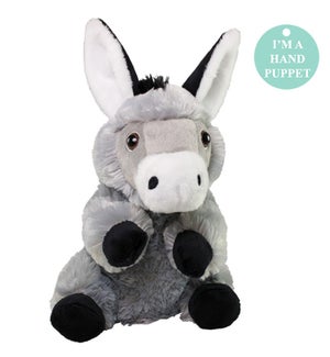 10" Donkey Hand SuperSoft Puppet